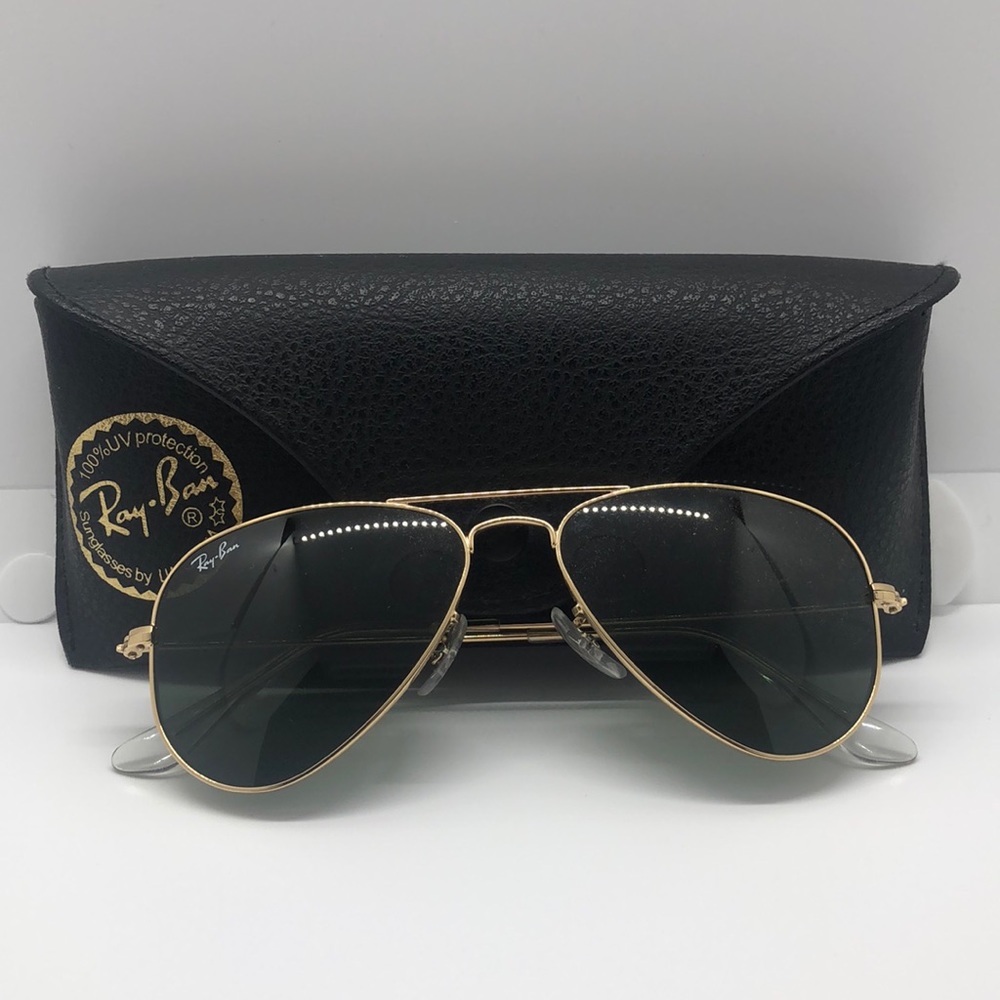 Ray-Ban Aviator small metal frame.